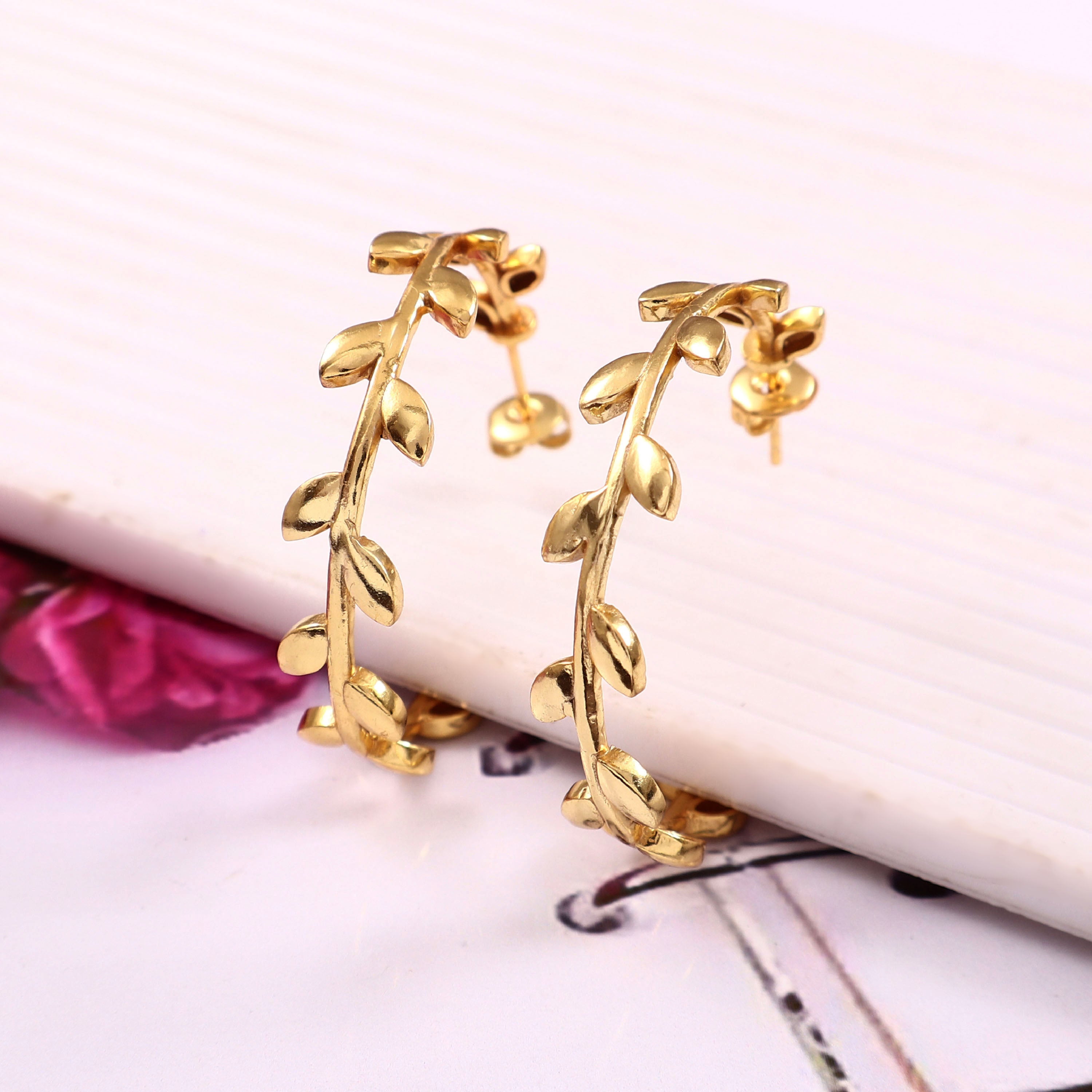 Leaf Drop Earrings