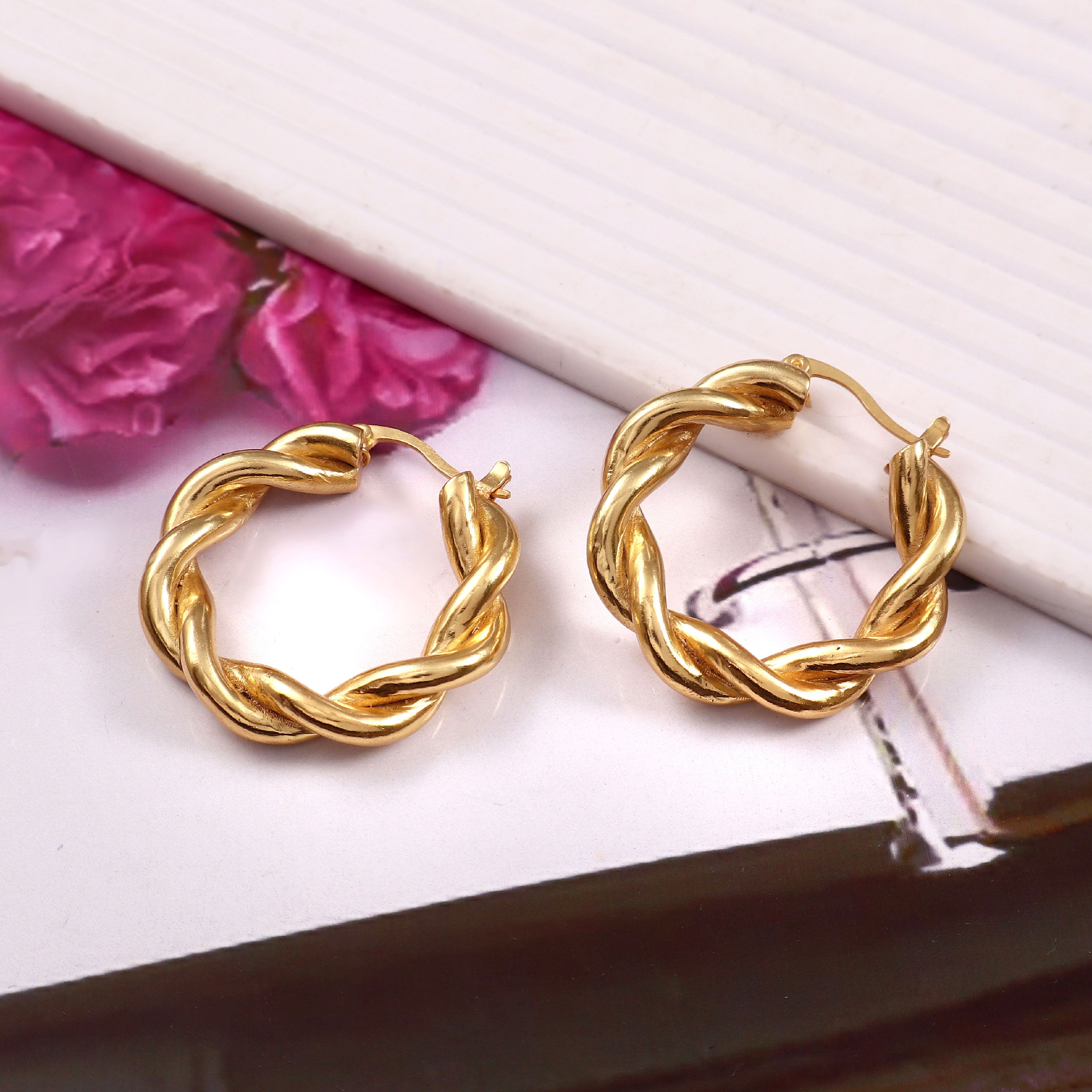 Twisted Rope Hoops