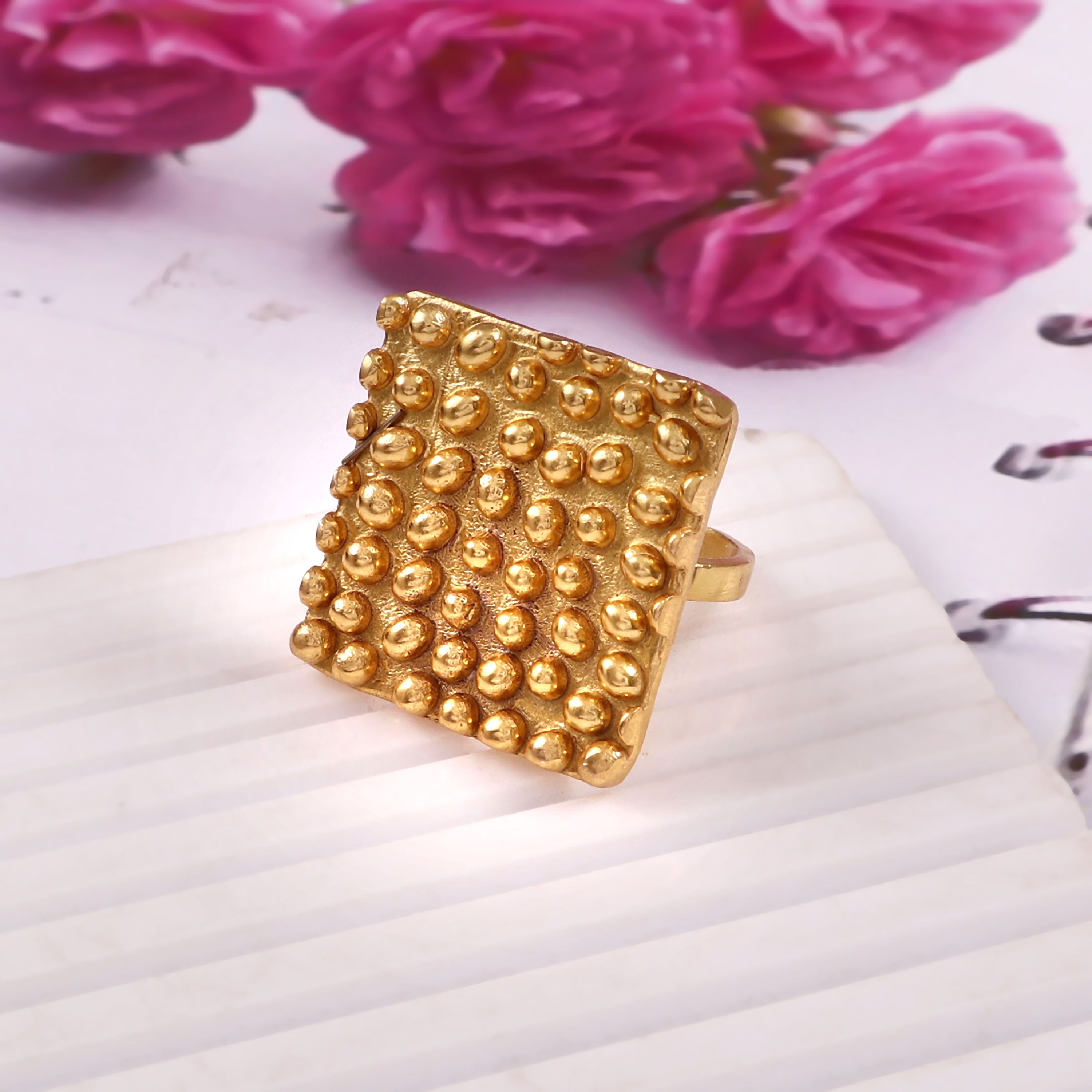 Golden Dew Ring