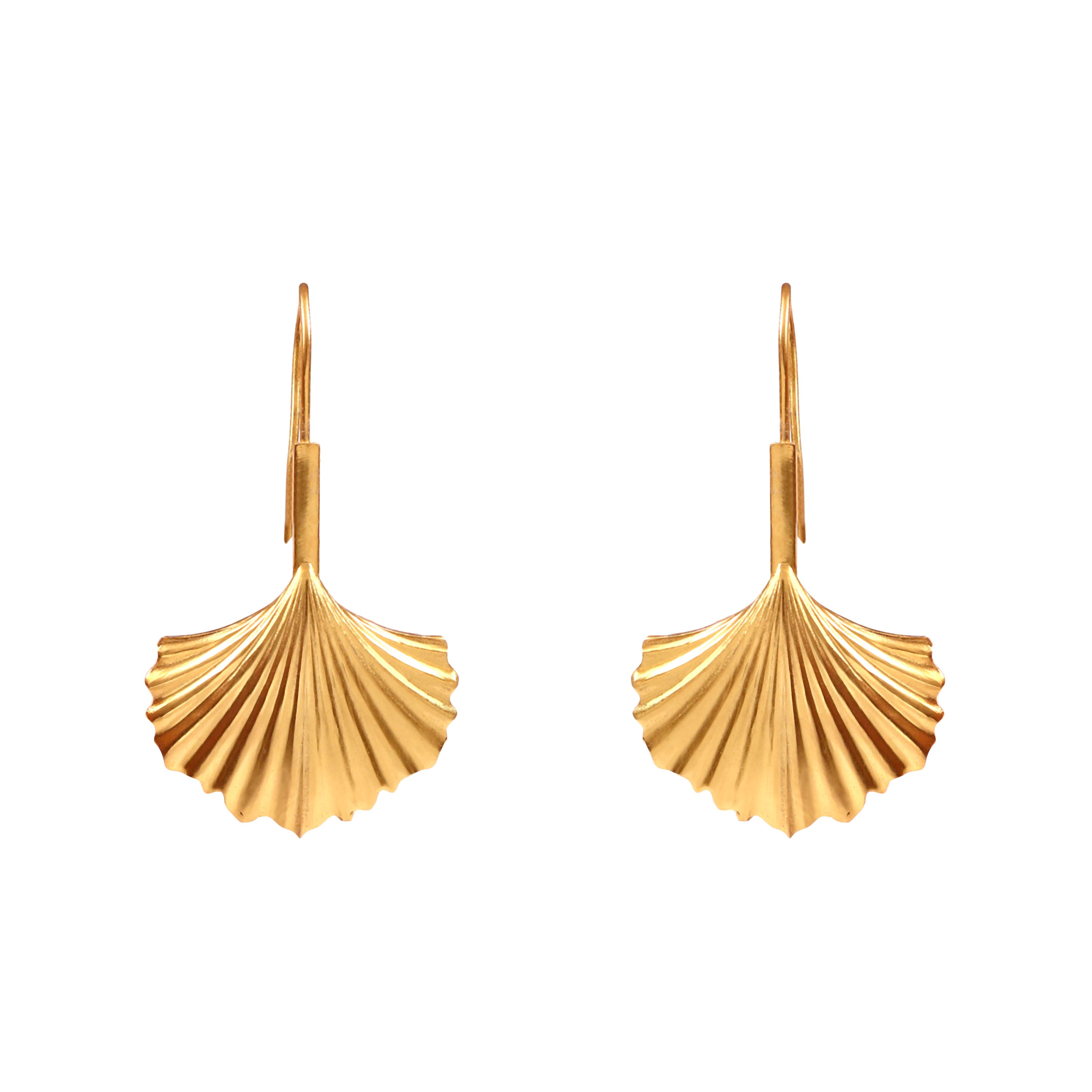 Pleated Fan Drops