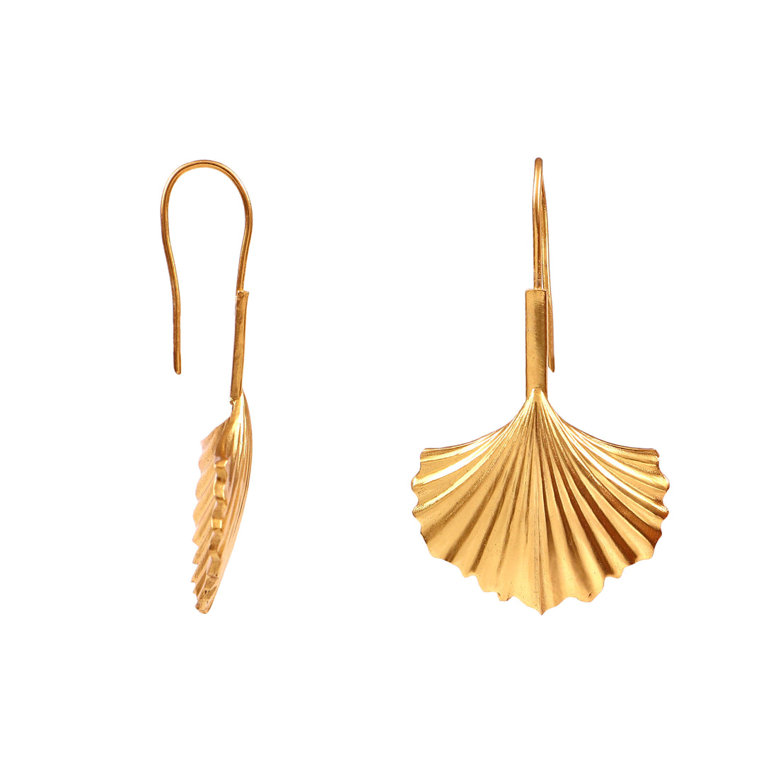 Pleated Fan Drops
