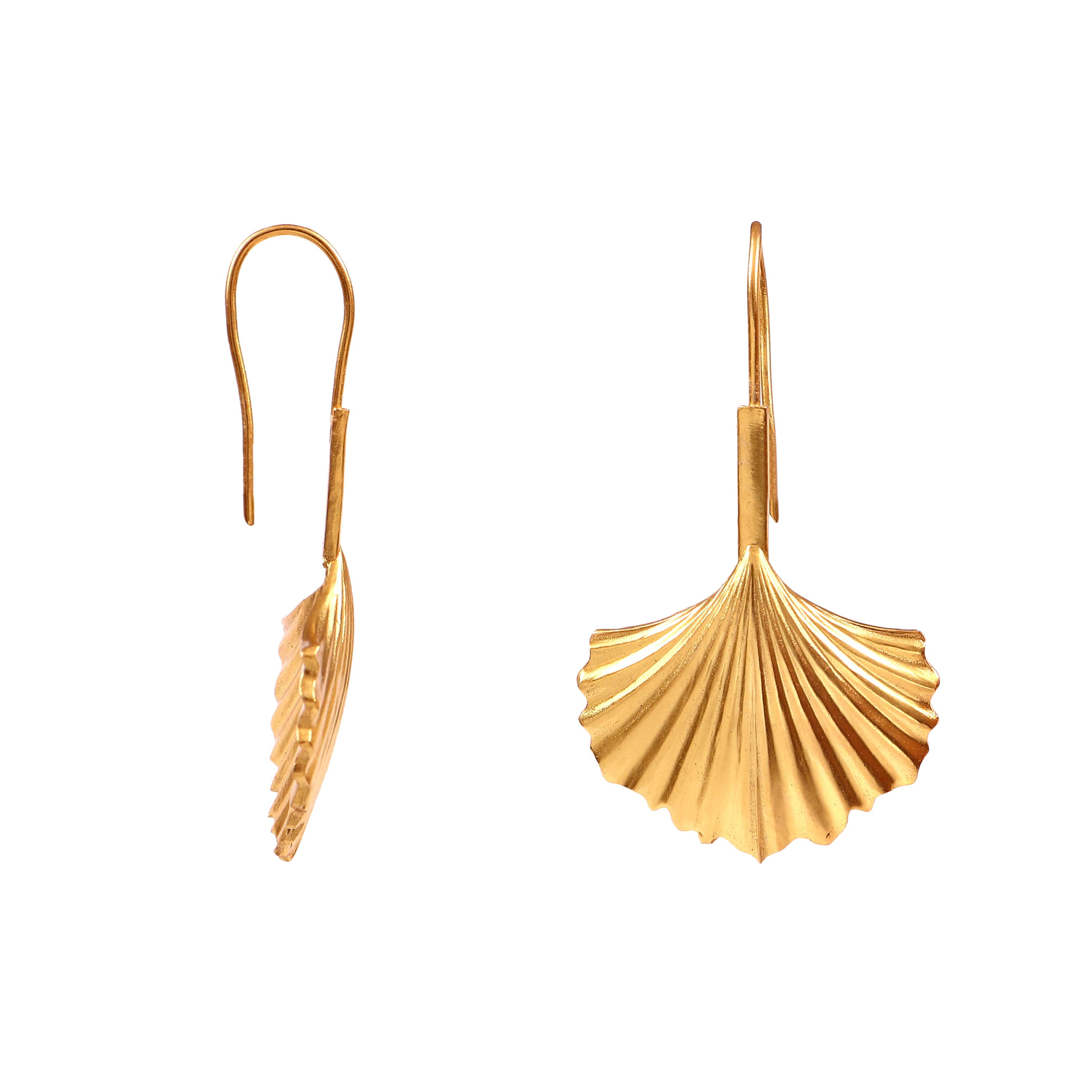Pleated Fan Drops