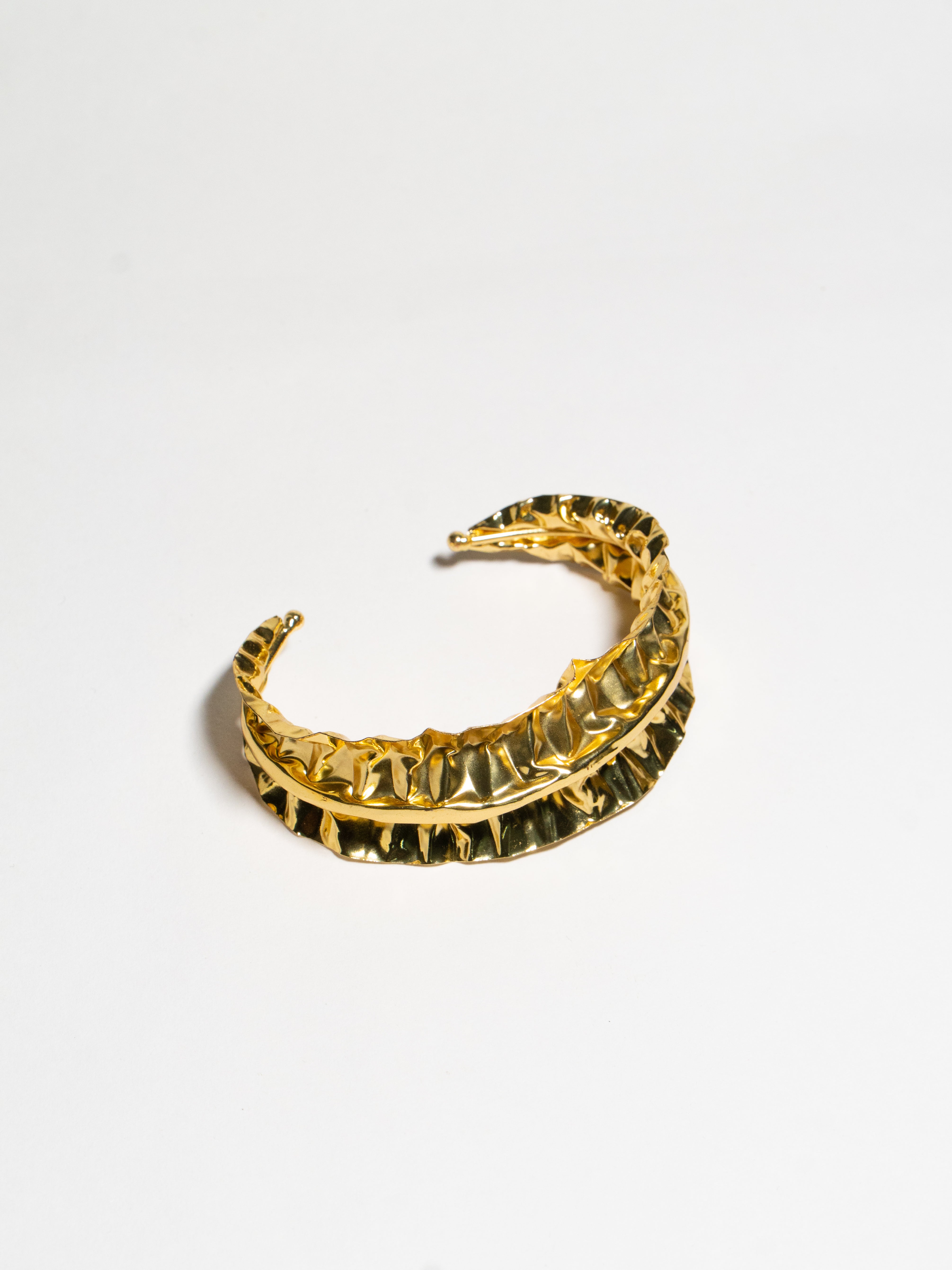 Golden Ripple Cuff