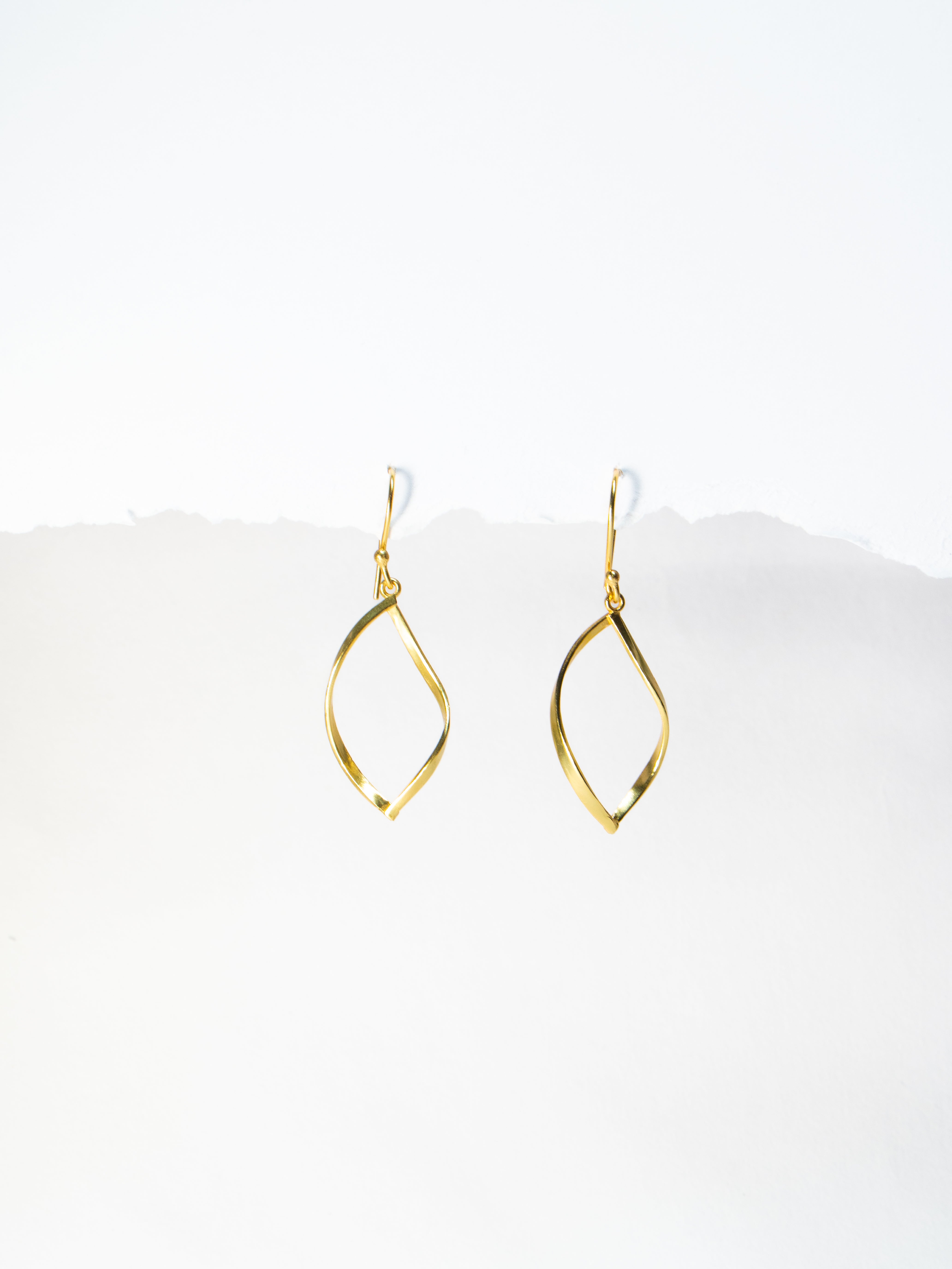 Leafy Loop Earrings