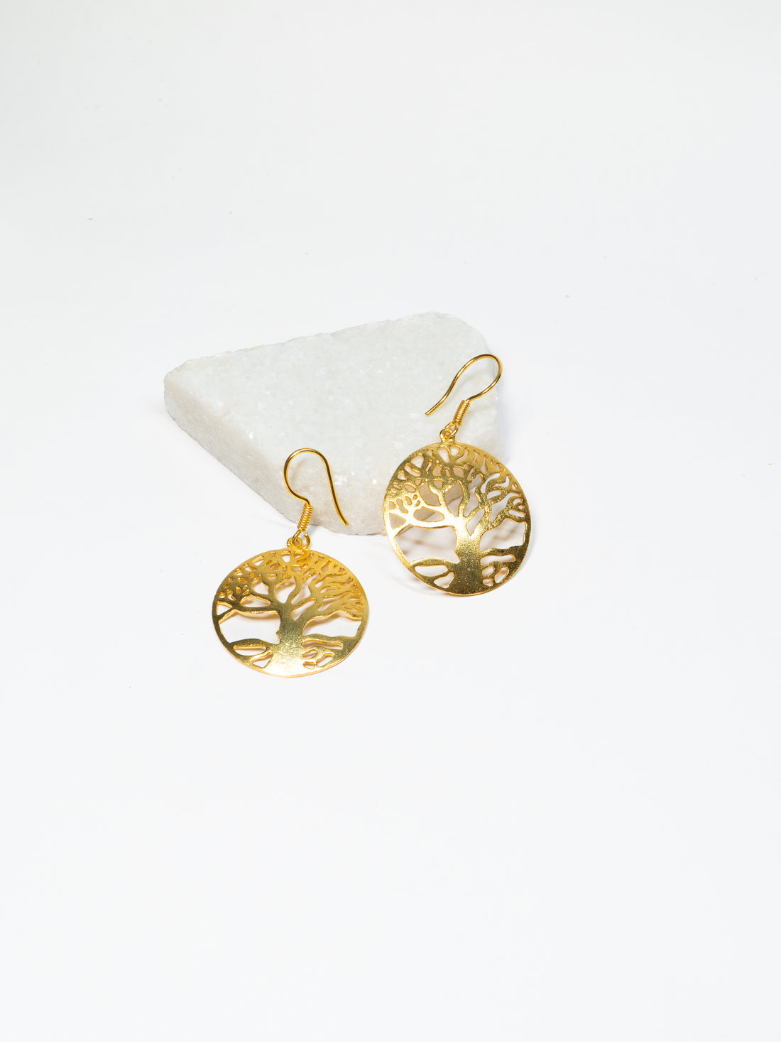 Golden Tree Earrings