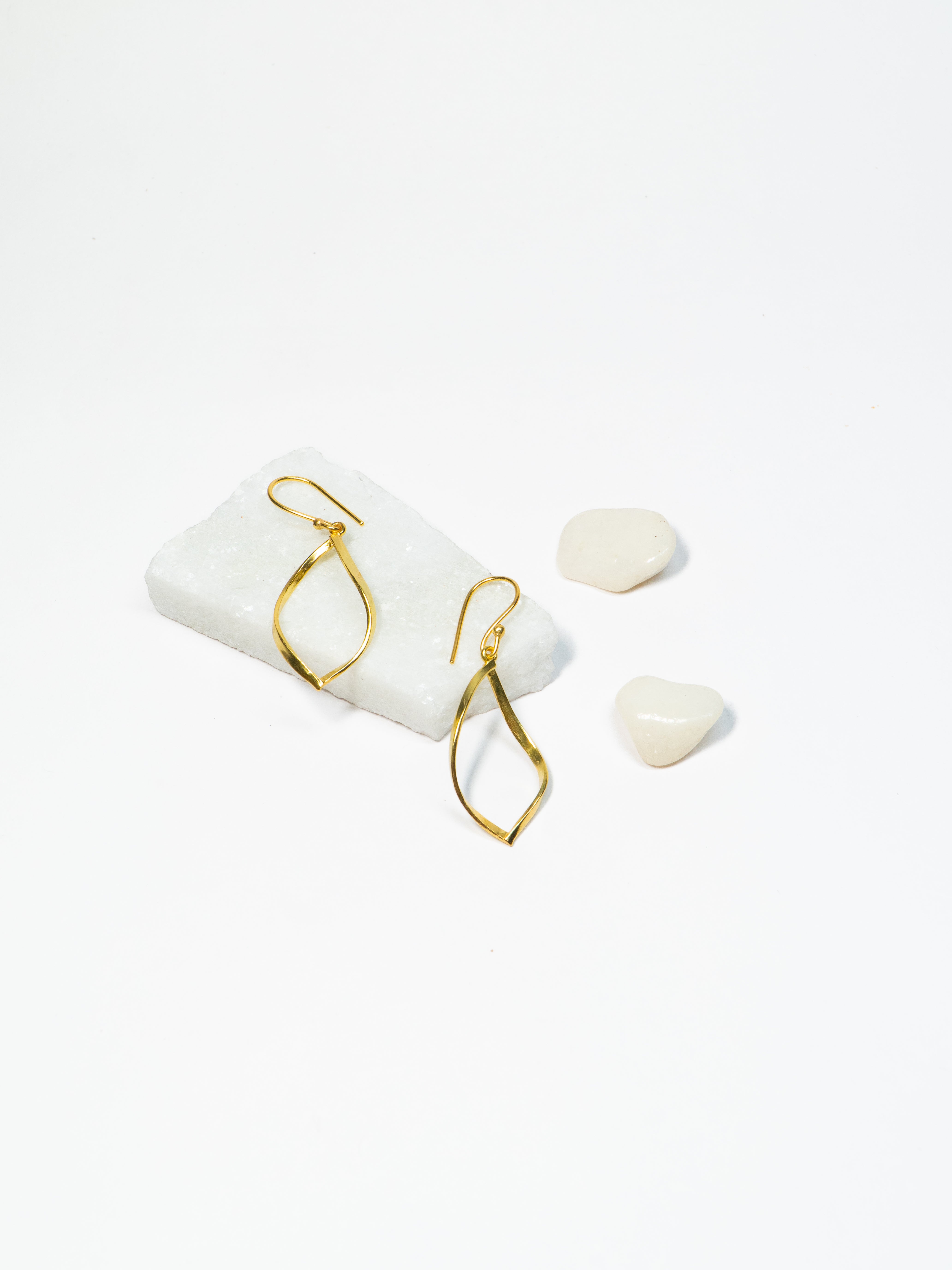 Leafy Loop Earrings
