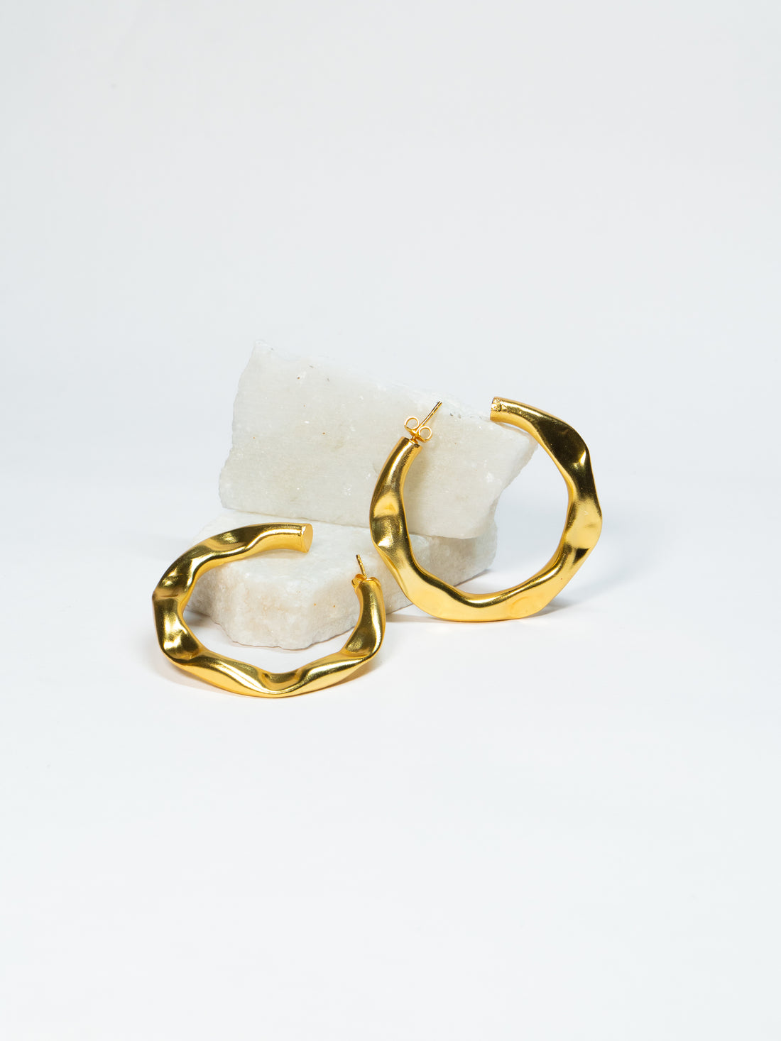 Round Gold Hoops