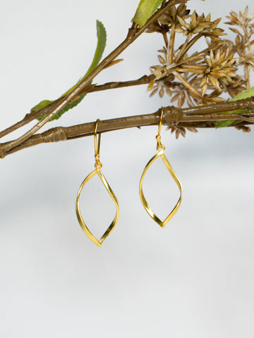 Leafy Loop Earrings