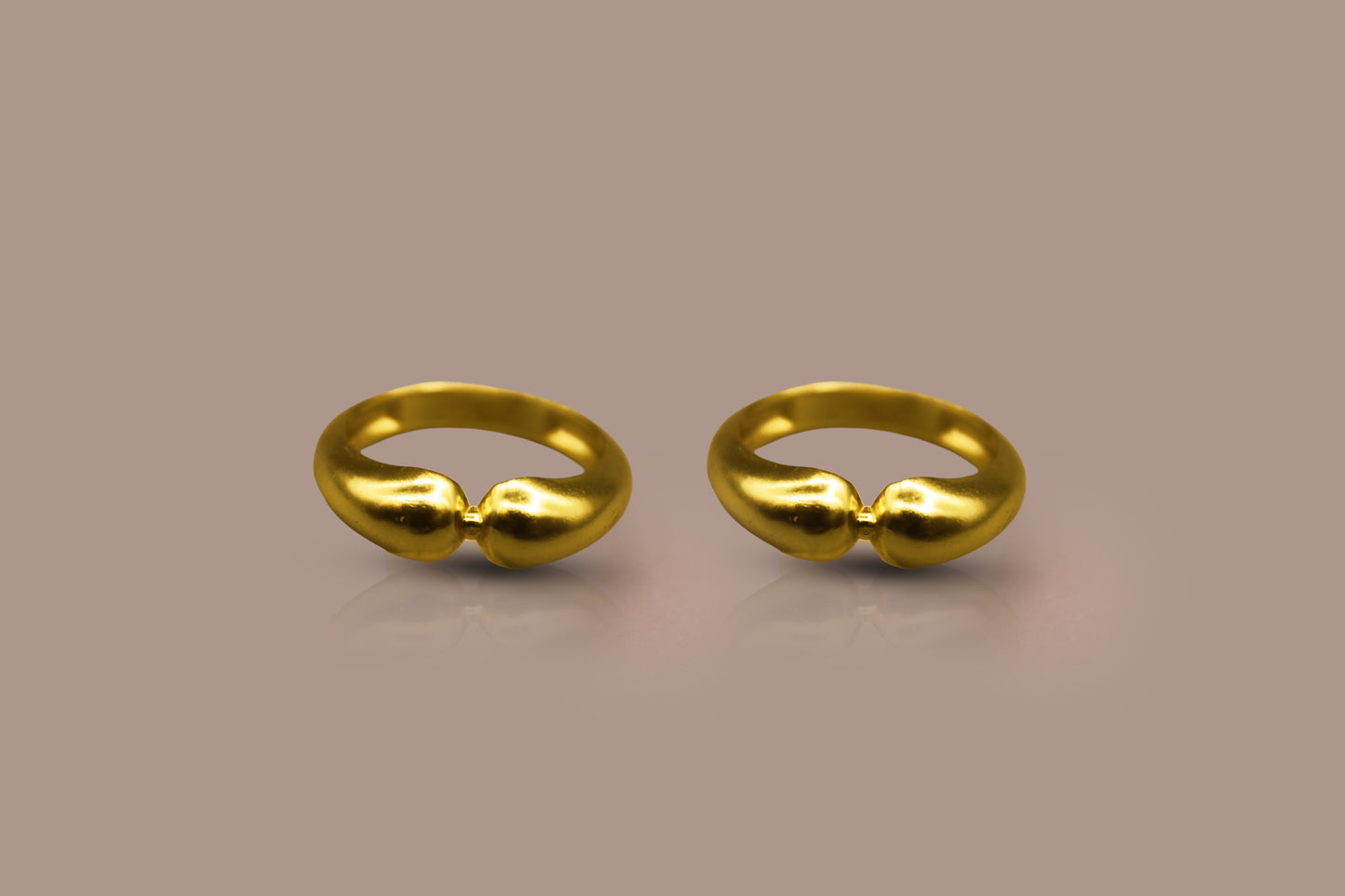 Moonlight glass ring